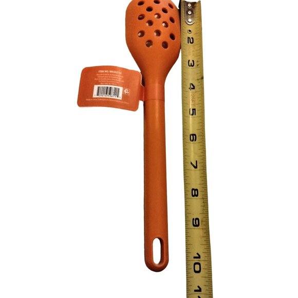 CWC Silicone Slotted Spoon Orange Cook With Color Kitchen Utensil - Picture 3 of 5